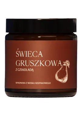 Pear candle with chocolate 120ml
