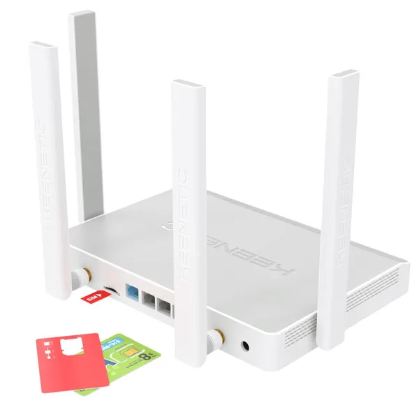 WRL ROUTER 1300MBPS 1000M 5P/HERO 4G KN-2310-01DE KEENETIC