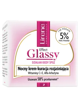 Effect Glassy Night Cream-Lightening Cream 50ml