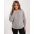 Women's gray oversized sweater