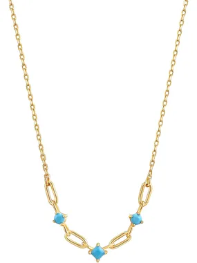ANIA HAIE N033-03G Into the Blue Ladies Necklace, adjustable
