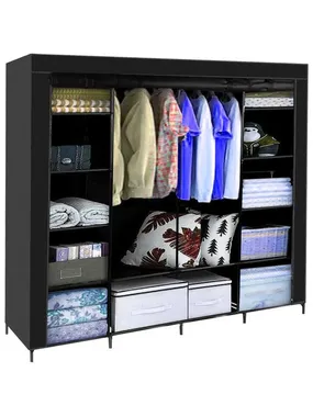 Folded material wardrobe 170x170cm Ruhhy 23740