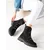 Shelovet lace-up women's black worker boots