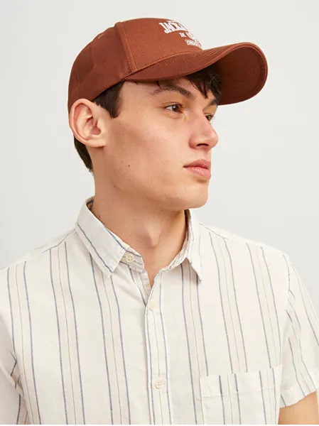 Men's cap JACTRUE 12263304 Copper Brown