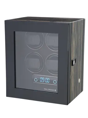 Paul Design Watch Winder Gentlemen 4 Black Shadow 20100