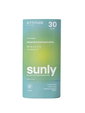 Mineral protection stick for the body without perfume SPF 30 Sunly (Mineral Sunscreen Stick) 60 g