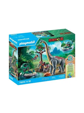 Set with figurines Dinos 71819 Brachiosaurus with Hover craft