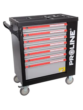 Tool cabinet with 7 drawers 790x490x1010mm, proline
