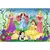 Puzzle 70 elements glitter in box Happy Disney Princess