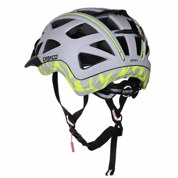 CASCO ACTIV 2 SILVER-NEON ķivere M 56-58