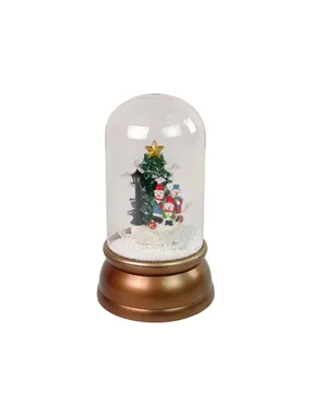 Christmas glass decoration snow decoration snowwanka Christmas tree gold