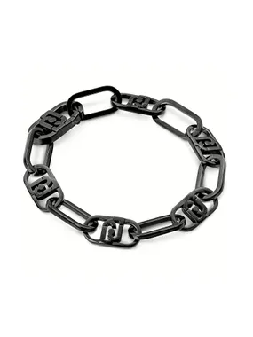Black steel bracelet for women Fashion LJ2231