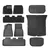 9-Piece Floor Mat for Tesla Baseus T-Space Series (black velvet)