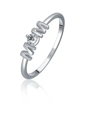 Beautiful silver ring with zircon MOM SVLR0984X61BI