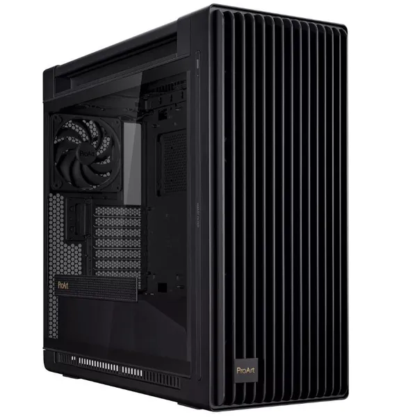 CASE MIDITOWER ATX W/O PSU/BLK PROART PA602 TG ARGB ASUS