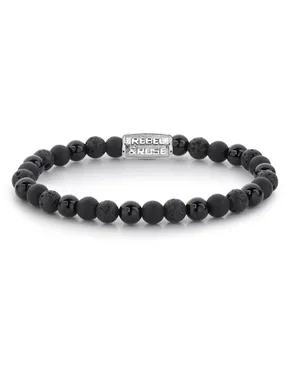 Beaded Bracelet Black Rocks RR-60033-S
