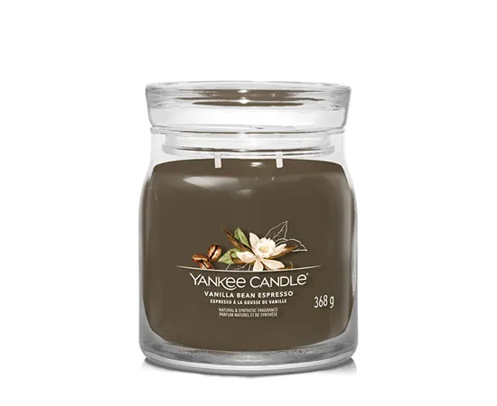 Aromatic candle Signature glass medium Vanilla Bean Espresso 368 g