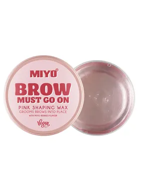 Brow Must Go On eyebrow wax Pink 30g
