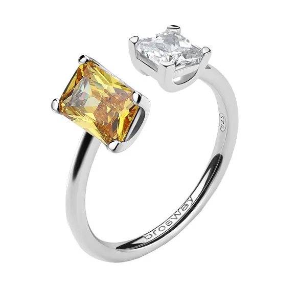 Elegant open ring Fancy Energy Yellow FEY13