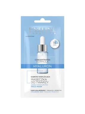 Concentrated formula deeply moisturizing face mask Hyaluron 8ml