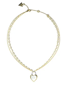 All You Need is Love Women's Double Necklace JUBN04208JWYGRHT/U