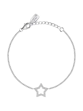 Silver bracelet with a star Silver LPS05AWV27
