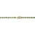 Bead Necklace Mix Green Adventure Gold RR-NL048-G-40