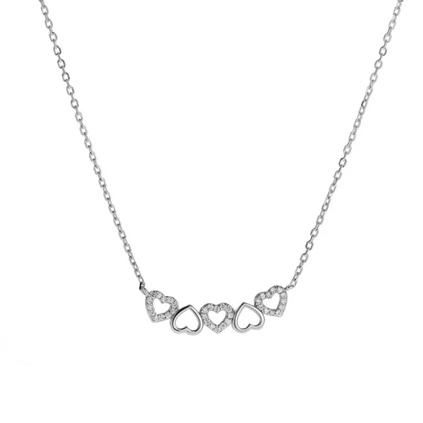 Heart necklace made of silver AJNA0029