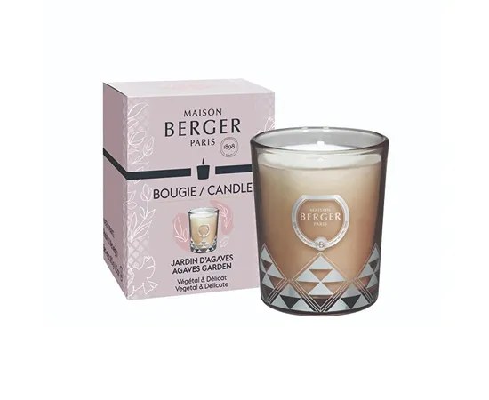 BERGER Joy candle 180g Garden of Agaves / Pink agave garden