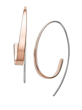 Luxury steel bicolor earrings Kariana SKJ1213998