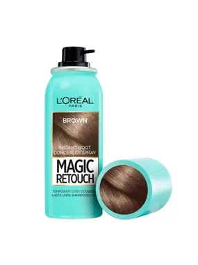Hair concealer and gray hair re-growth Magic retouch (Instant Root Concealer Spray) 75 ml, 14 Cold Brown