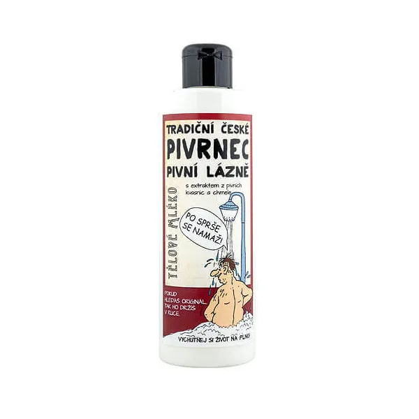 Body milk with extracts of yeast and hops Pivrnec 250 ml