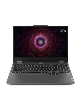 Lenovo LOQ 15ARP9 AMD Ryzen™ 7 7435HS klēpjdators 39,6 cm (15,6 collas) Full HD 16 GB DDR5-SDRAM 512 GB SSD NVIDIA GeForce RTX 4060 Wi-Fi 6 (802.11ax) Pelēks