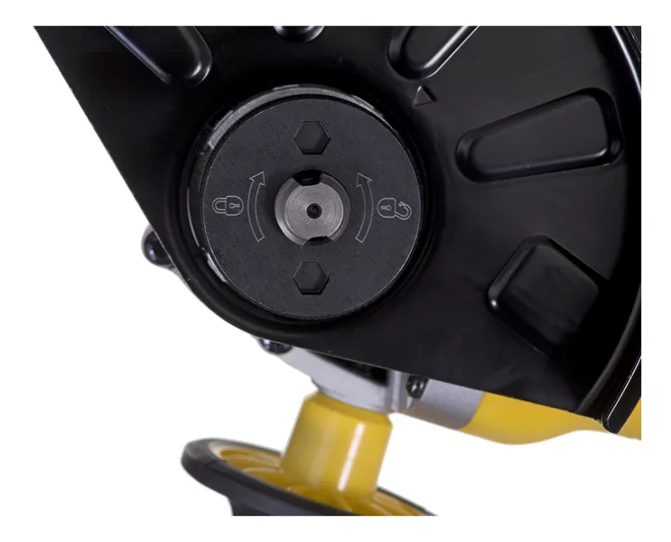 DEWALT DWE4357-QS pārnēsājamā slīpmašīna Disku slīpmašīna Melna, Dzeltena 10500 RPM 1700 W