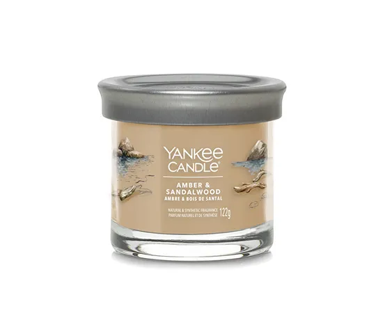 Aromatic candle Signature tumbler small Amber & Sandalwood 122 g