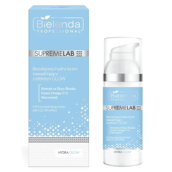 SupremeLab Hydra Glow oil-free hydrating hydro-cream with glow effect 50ml