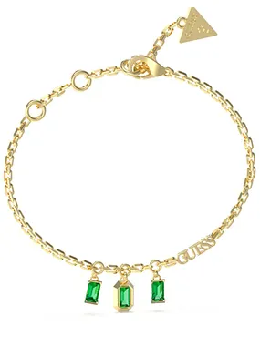 Decent Gold Plated Crystal Hashtag Bracelet JUBB04251JWYGEM
