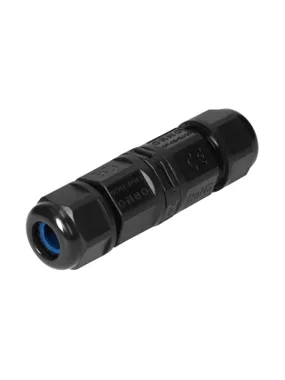 Straight cable connector with quick connector IP68, 5x4mm2, 400V/20A