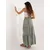 Women's Khaki Ruffle Skirt