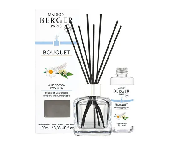 GIFT SET AROMA Diffuser Cube + Refill Cozy Musk 100 ml