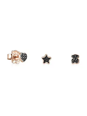 Sparkling set of stud earrings 1001932500