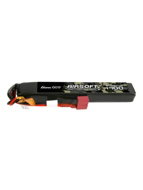 Gens ace 25C 1400mAh 2S1P 7.4V Airsoft Gun Lipo Battery with T Plug