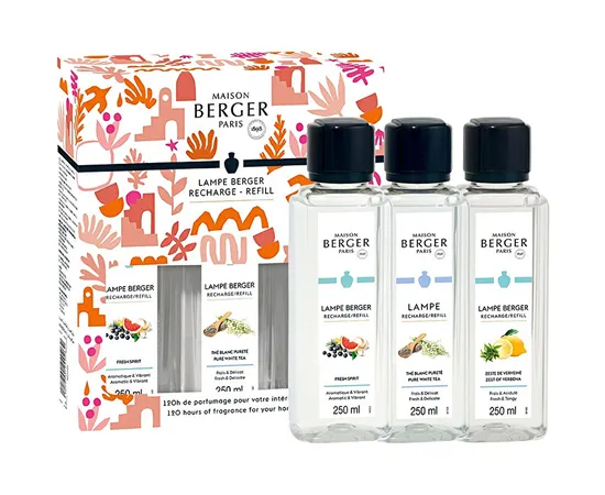 GIFT SET OF REFILLS FOR THE ESTIVAL TRIPR CATALYTIC LAMP 3 x 250 ml