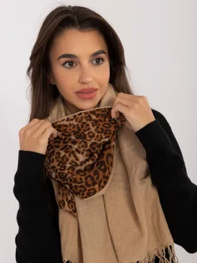 Women's camel Scarf shawl / scarf / cowl