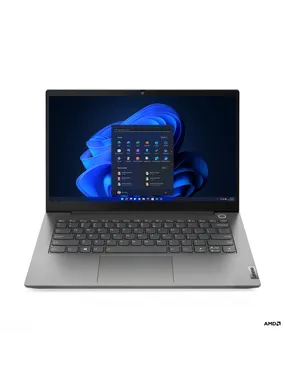 Lenovo ThinkBook 14 klēpjdators 35,6 cm (14 collas) Full HD AMD Ryzen™ 5 5625U 16 GB DDR4-SDRAM 512 GB SSD Wi-Fi 6 (802.11ax) Windows 11 Pro pelēks