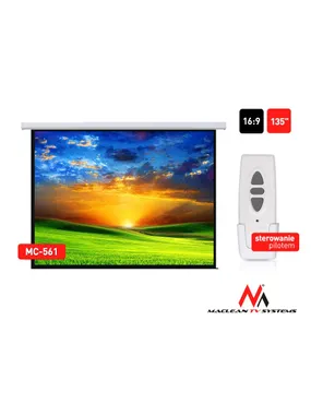 The projection screen 135 inch electric MC561