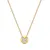 Jac Jossa Soul Gold Plated Diamond and Topaz Necklace DP920(Chain, Pendant)