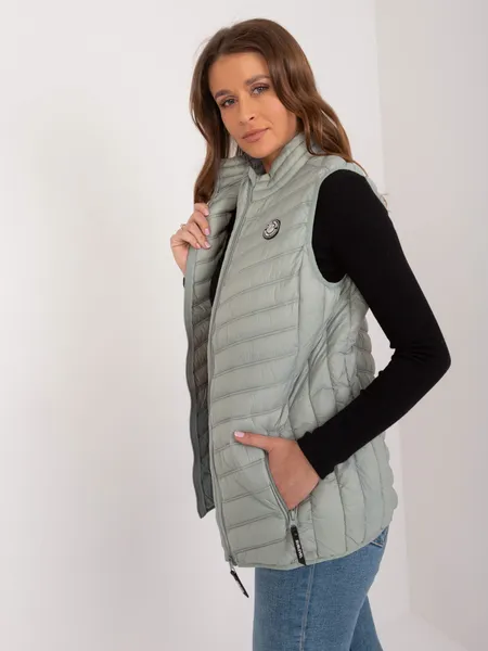 Women's pistachio vest