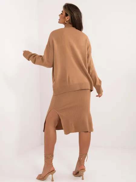 Women's camel casual set