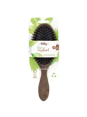 Biodegradable hair brush coffee